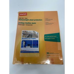 Staples Heavyweight Sheet Protectors